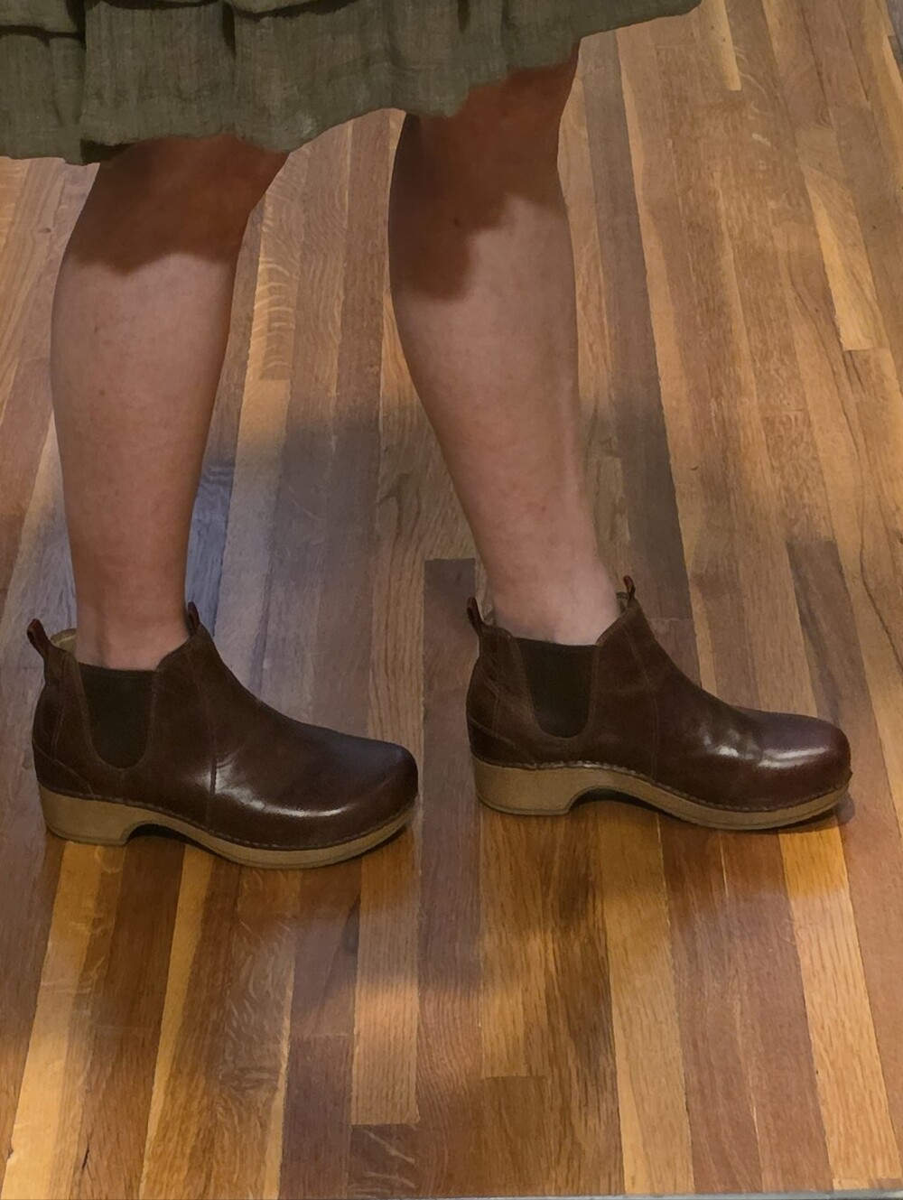 Dansko Becka Brown Leather Chelsea Boot Size 36